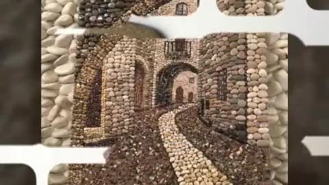 unique and latest pebble painting best stone painting art