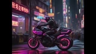 Neon Nomad Nostalgia: Cyberpunk Road Trip in 1980s Synthwave City - 2 🌃🎶 #Synthwave #Cyberpunk