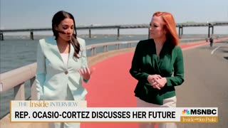 AOC FREEZES When Asked If She Thinks She'll Still Be in Office in Five Years