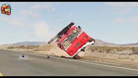 BeamNG Drive - Realistic Crossroad Crashes | BeamNG Drive