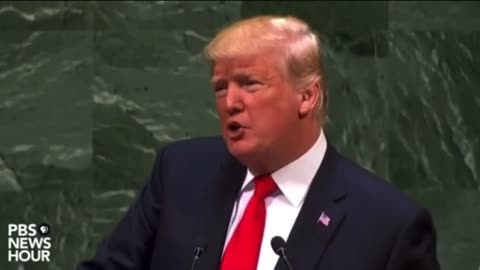 Trump at United Nations General Assembly New York, NY - 2018 - “A Nation Reliant on a Single Foreign Supplier can Leave a Nation Vulnerable to Extortion & Intimidation
