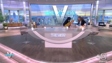 Joy Behar Falls Down and Embarrasses Herself on LIVE TV