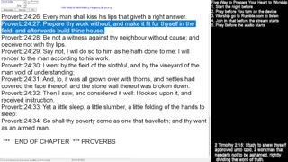 Proverbs 21-24