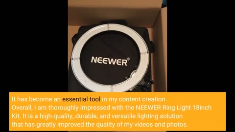 NEEWER Ring Light 18inch Kit: 55W 5600K Professional LED Ring Light with Stand and Phone Holder...