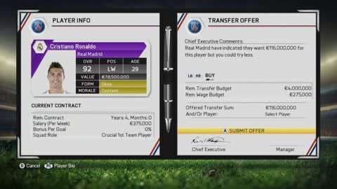 How to sign MESSI and RONALDO for FREE, Career mode - FIFA 15