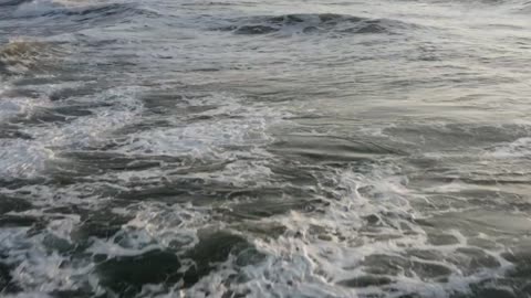 Drone Video of Crashing Sea Waves