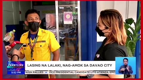 Lasing na lalaki, nag-amok