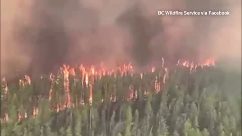 Wildfires rage in British Columbia