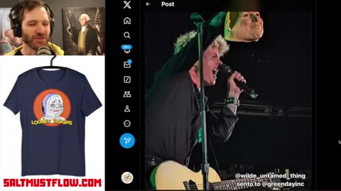 Idiot Green Day Singer Holds Severed Trump Head Up at Concert
