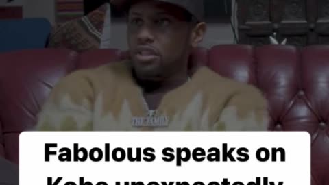 Fabolous speaks on kobe pulling up to trade it all video shoot