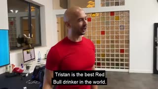 TRISTAN TATE BROKE THE RED BULL DRINKING WORLD RECORD