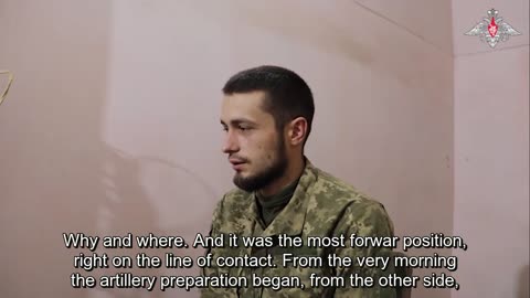 Captured Ukrainian serviceman Nazar Kuryan spoke about unsatisfactory training and indifference