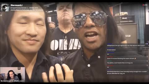 Sergio Michel hilarious cameo on (Dragon Force) Herman Li's Twitch