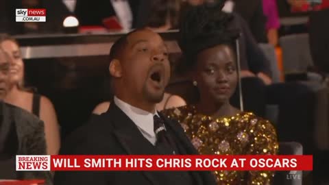 Will Smith punched Chris Rock face live at the Oscars after joking about his wife