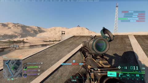 Battlefield 2042 - grenade sniped