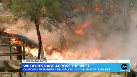 Wildfires rage across the West ABC News