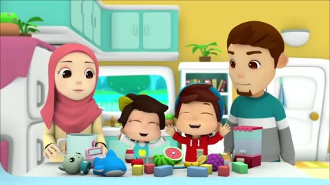 Omar & Hana Compilation 1 Hour | Islamic Series & Songs For Kids | Omar & Hana English