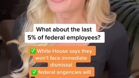 Today is the deadline for federal employees to be fully