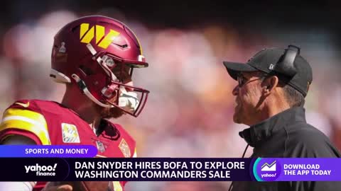 Dan Snyder hires BofA to explore Washington Commanders sale