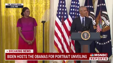 Barack Obama Thanks Biden For 'Faith In Our Democracy' At White House Portrait Unveiling