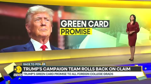 Donald Trump's doublespeak on immigration | Green card for all foreign college grads? | WION