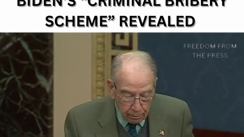 Senate Floor Gets Turned Upside Down As Evidence Of "Biden's Criminal Scheme" Revealed