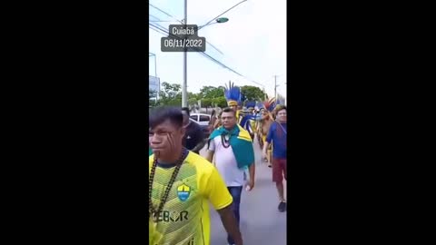 Indians stop roads in manifestations in Brazil in support of Jair Bolsonaro