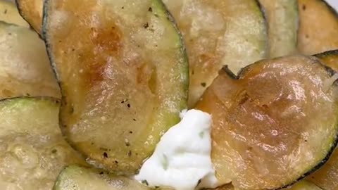 This fried zucchini and tzatziki from Elia Las Vegas is perfection