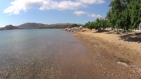 Walking @ Kouremenos beach (with music)