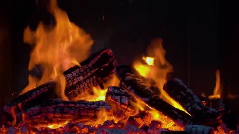 The best relaxing Fireplace 4k HD with Crackling Sounds