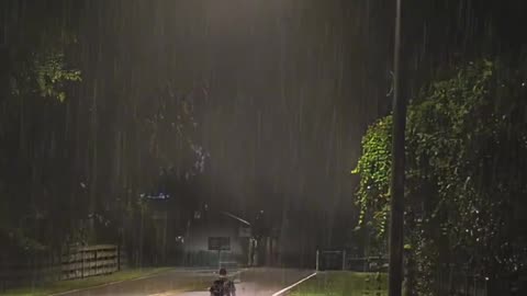 Walking in Rain