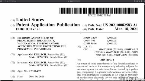 Patent For AI Forced Vax Black Box Algo, Gov't Surveillance & Forced Injection Incoming?