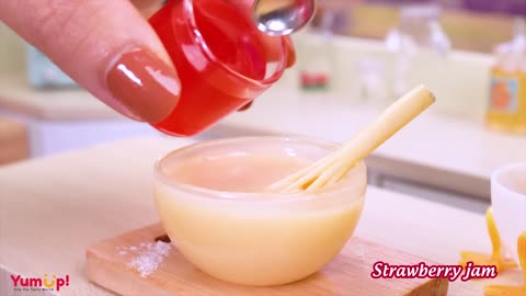 🍓 Satisfying Miniature Strawberry Cake Decorating | Awesome Tiny Fondant Cake Recipe | Tiny Cakes