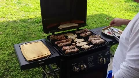 Fazendo churrasco na América / BBQ