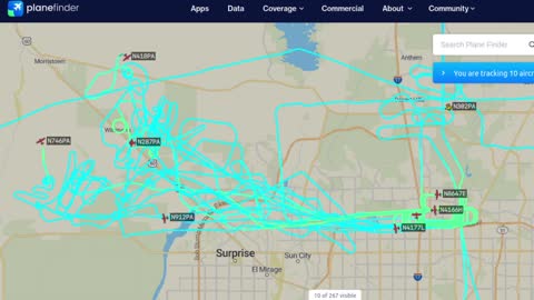 BANJO AI - 9:47am mormon airplane spy map and commentary -