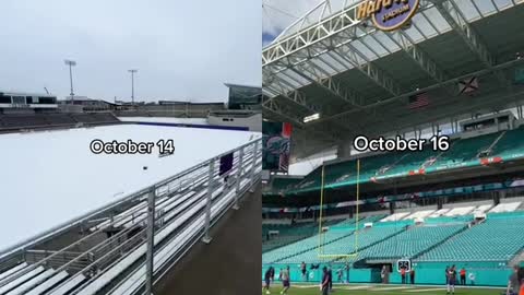 #duet with @vikings currently 83 degrees in Miami #spotthedifference #Snow