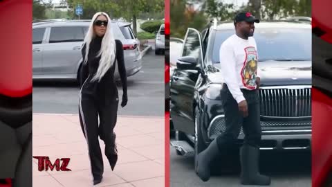 Kim Kardashian and Kanye West Attend North's Basketball Game, Arrive Separately TMZ TV