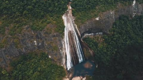 A Picturesque Waterfall In Venezuela