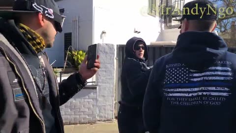 March 3 2019 Portland 1.1 Joey Gibson showed up at 'womxn' march Masked antifa tries to fight him