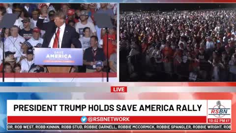 President Donald Trump Rally LIVE in Cullman, AL 8/21/21