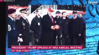 Trump - Legendary Walk Out Introduction at NRA 2023