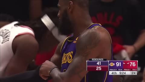 Lebron James Can’t Stop Talking Smack to Pat Bev and Bulls Bench