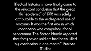 The Spanish Flu cover up. It was the vaccine that killed people