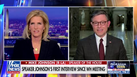 Speaker Johnson Says Ukraine Bill 'May...Be Broken Up' From Border Funding After White House Meeting