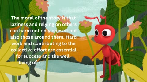 A Short Story-The Little Ant's Big Lesson| Moral Story