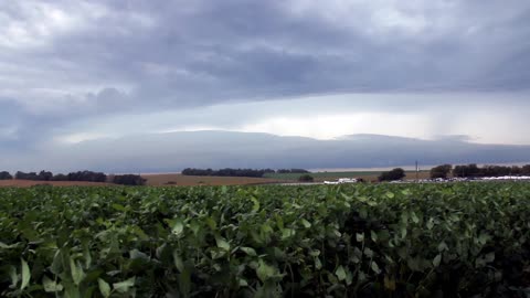 9-18-15 Nebraska Storms - Arc Cloud Lapse - Hail