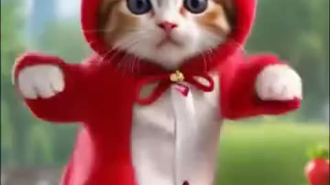 Dancing cat