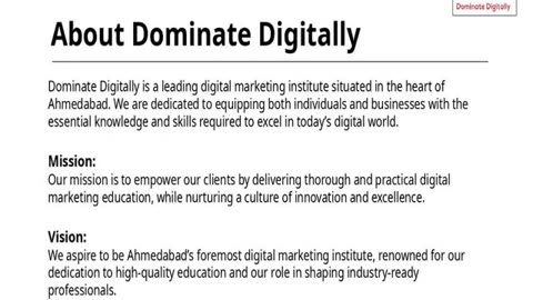 Digital marketing training in Ahmedabad