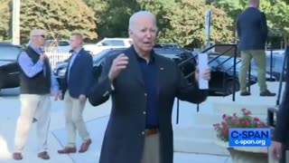 Biden Decides To Joke About Homelessness As Secret Service Stop Him From Going Home