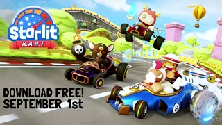 Starlit Kart Racing - Launch Trailer PS4